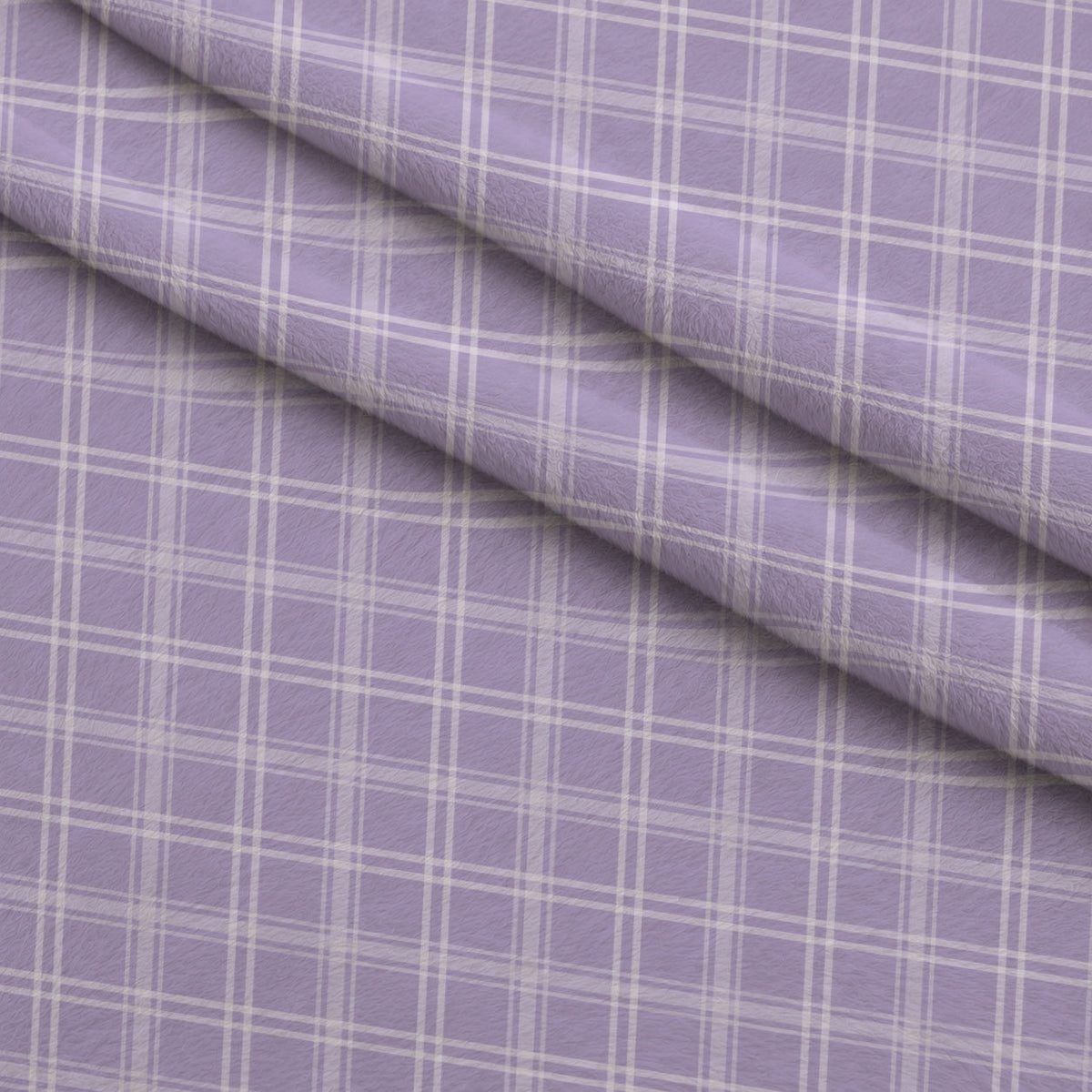 Sugarplum Checks Pattern 16 Fleece Fabric — fleece fabric folded close-up preview (mv-fleece-v1:lying)