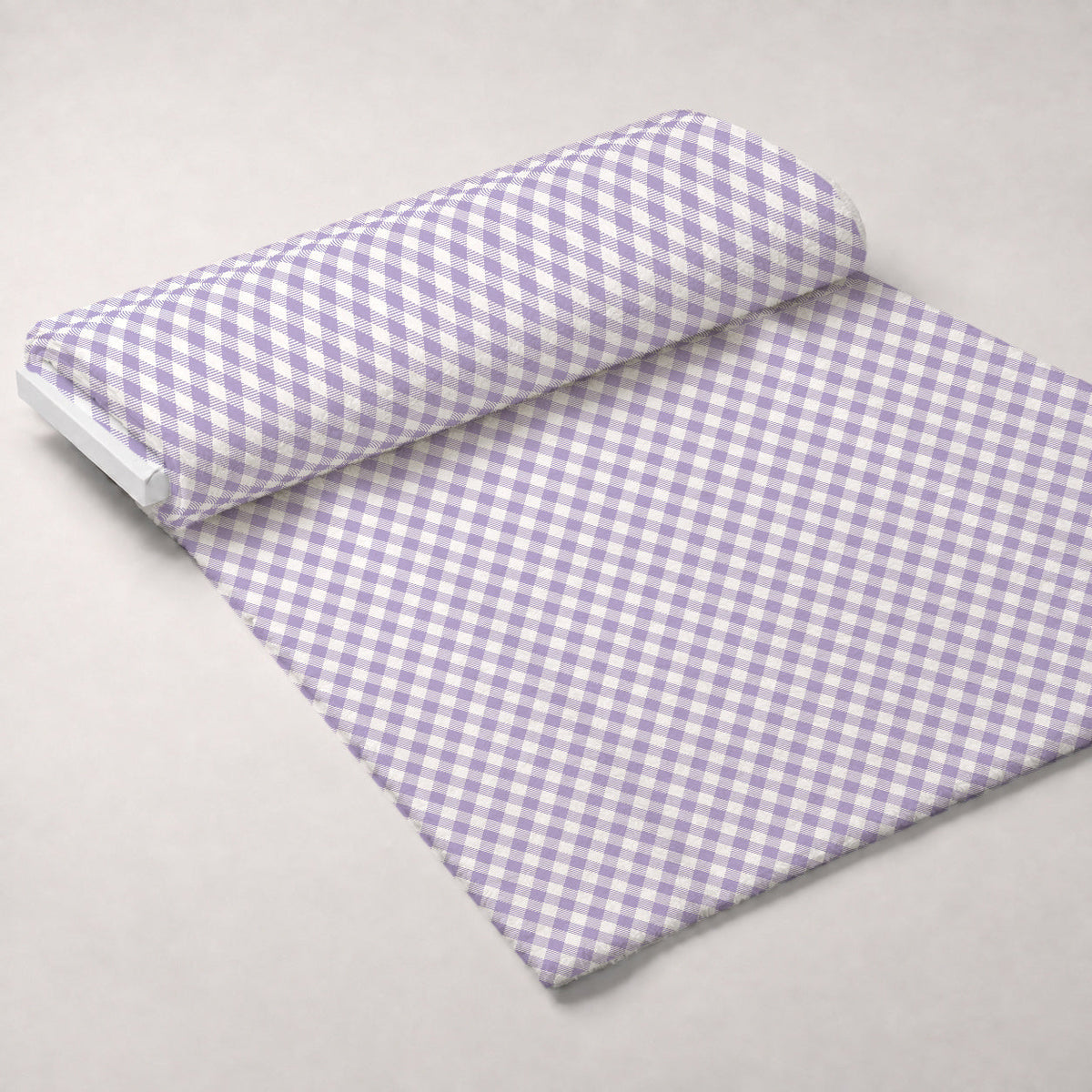 Sugarplum Checks Pattern 17 Fleece Fabric — fleece fabric unrolled bolt preview (mv-fleece-v1:bolt)