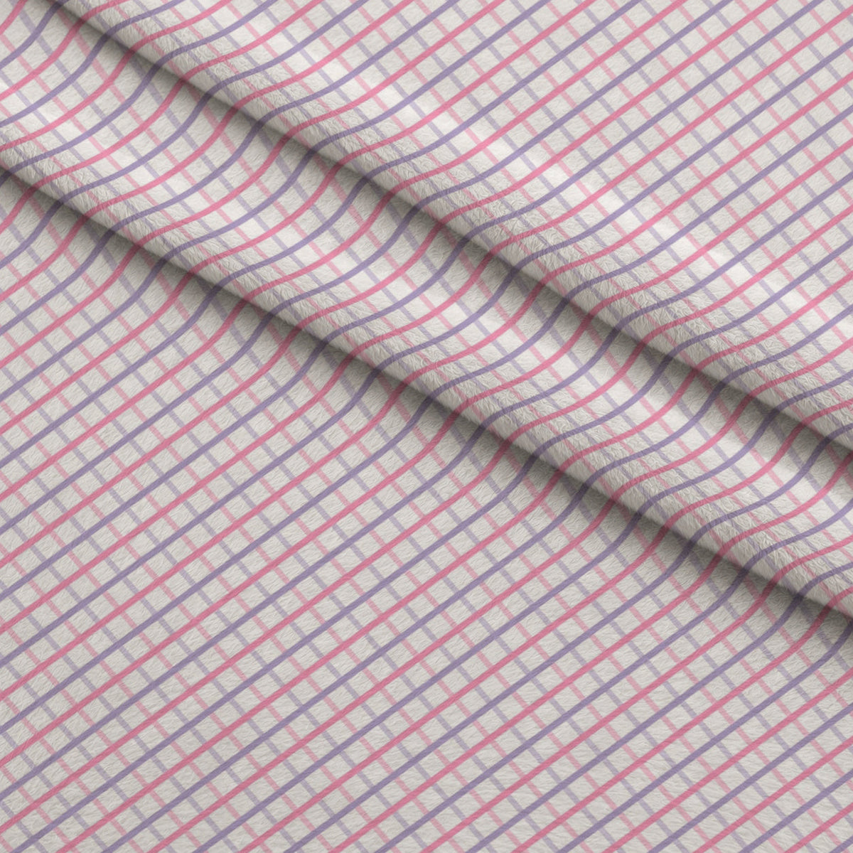 Sugarplum Checks Pattern 19 Fleece Fabric — fleece fabric folded close-up preview (mv-fleece-v1:lying)