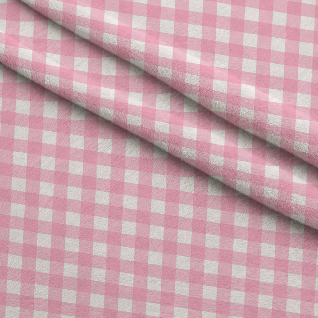 Sugarplum Checks Pattern 20 Fleece Fabric — fleece fabric folded close-up preview (mv-fleece-v1:lying)