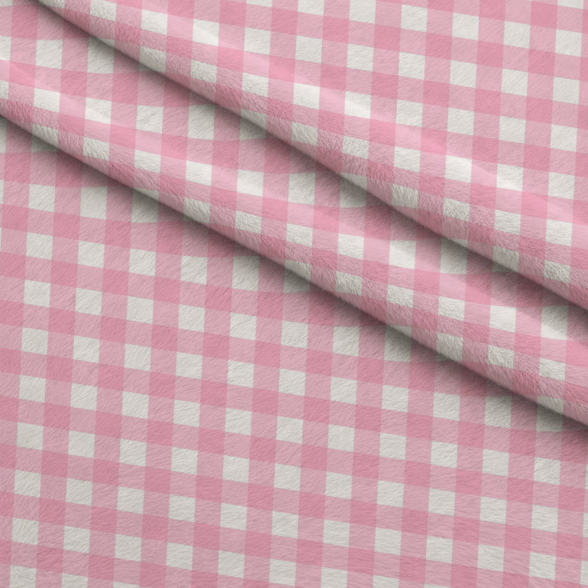 Sugarplum Checks Pattern 20 Fleece Fabric — fleece fabric folded close-up preview (mv-fleece-v1:lying)