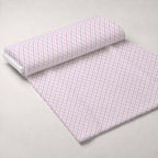 Sugarplum Checks Pattern 5 Fleece Fabric — fleece fabric unrolled bolt preview (mv-fleece-v1:bolt)