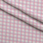 Sugarplum Checks Pattern 6 Fleece Fabric — fleece fabric folded close-up preview (mv-fleece-v1:lying)