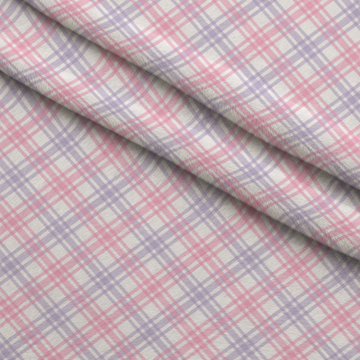 Sugarplum Checks Pattern 8 Fleece Fabric — fleece fabric folded close-up preview (mv-fleece-v1:lying)