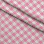 Sugarplum Checks Pattern 9 Fleece Fabric — fleece fabric folded close-up preview (mv-fleece-v1:lying)