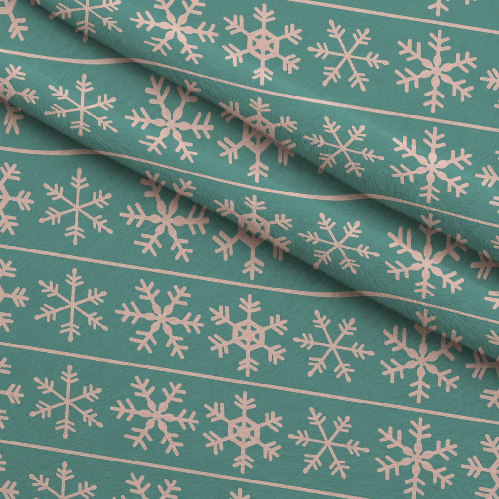 Sugarplum Holiday Pattern 4 Fleece Fabric — fleece fabric folded close-up preview (mv-fleece-v1:lying)