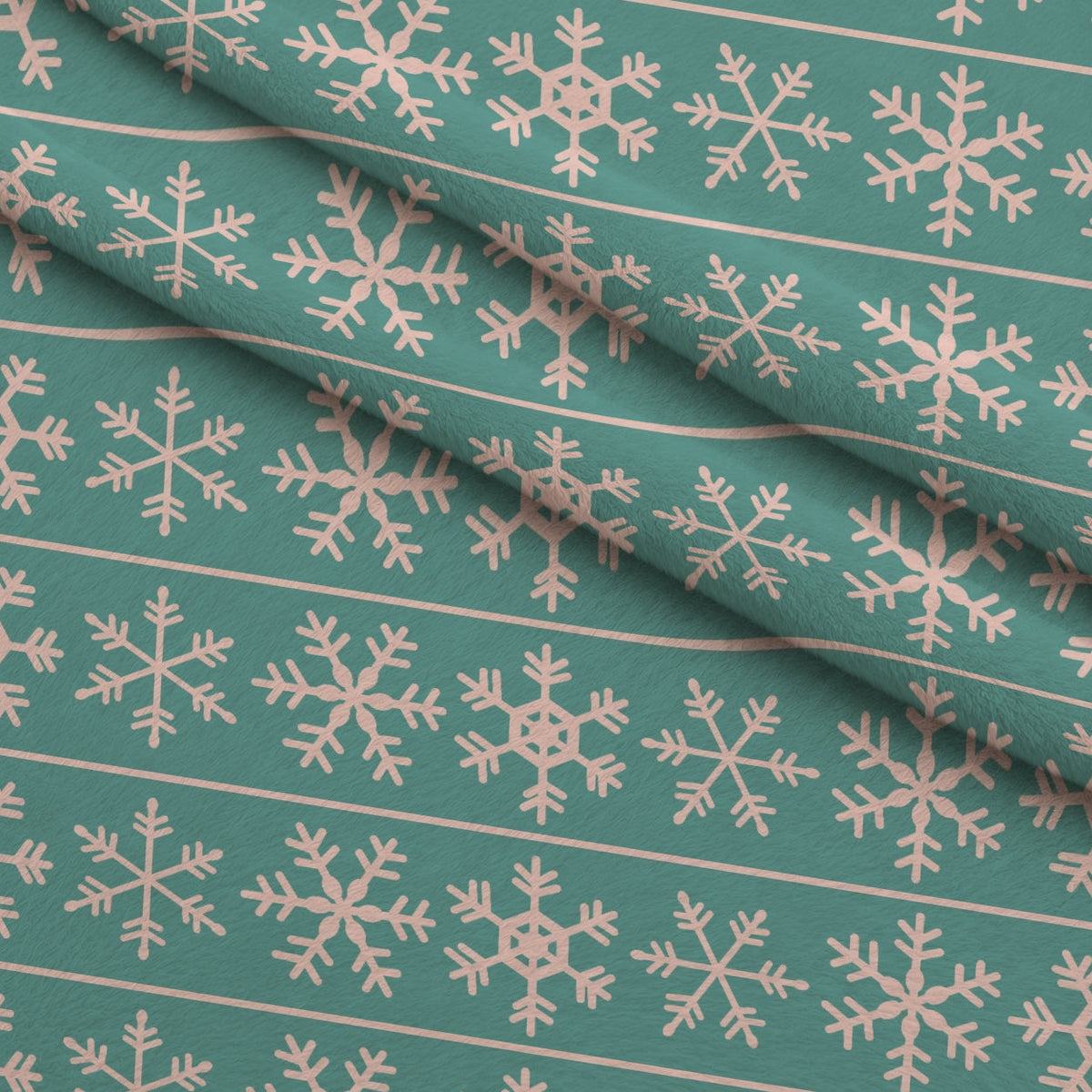 Sugarplum Holiday Pattern 4 Fleece Fabric — fleece fabric folded close-up preview (mv-fleece-v1:lying)