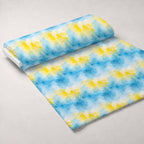 Sunlit Azulejo Pattern 2 Fleece Fabric — fleece fabric unrolled bolt preview (mv-fleece-v1:bolt)