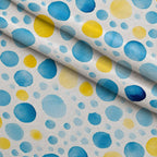 Sunlit Azulejo Pattern 34 Fleece Fabric — fleece fabric folded close-up preview (mv-fleece-v1:lying)
