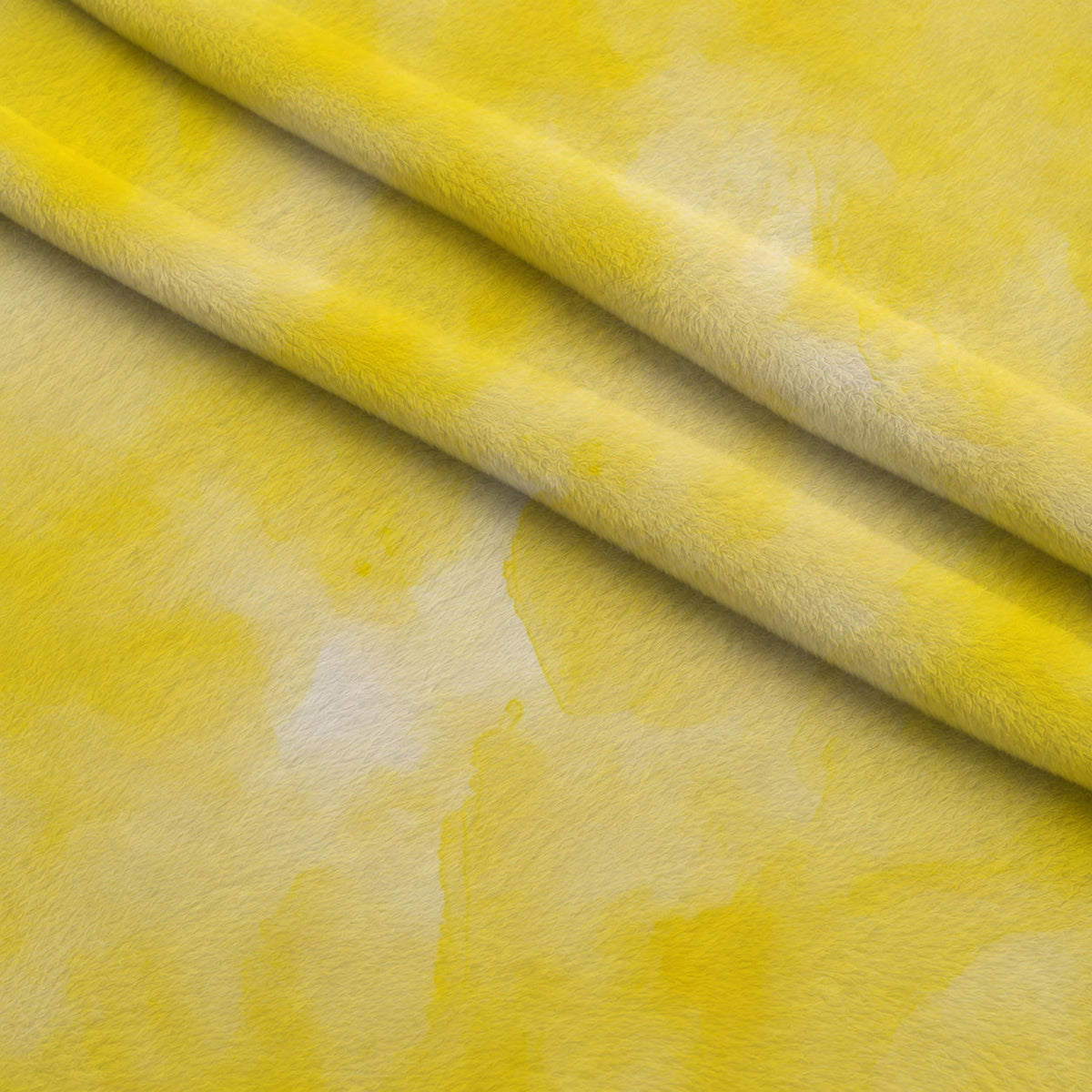 Sunlit Azulejo Pattern 5 Fleece Fabric — fleece fabric folded close-up preview (mv-fleece-v1:lying)