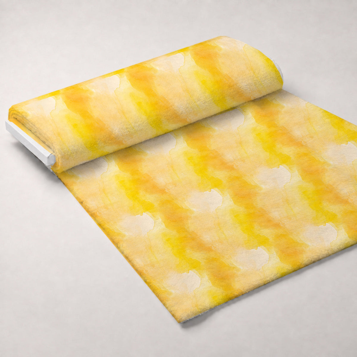 Sunlit Azulejo Pattern 6 Fleece Fabric — fleece fabric unrolled bolt preview (mv-fleece-v1:bolt)