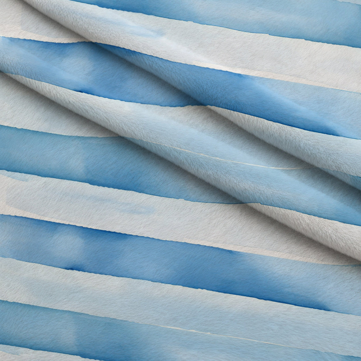 Sunlit Azulejo Pattern 7 Fleece Fabric — fleece fabric folded close-up preview (mv-fleece-v1:lying)