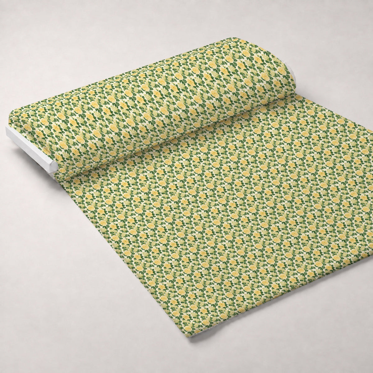 Sunlit Yarrow Pattern 6 Fleece Fabric — fleece fabric unrolled bolt preview (mv-fleece-v1:bolt)