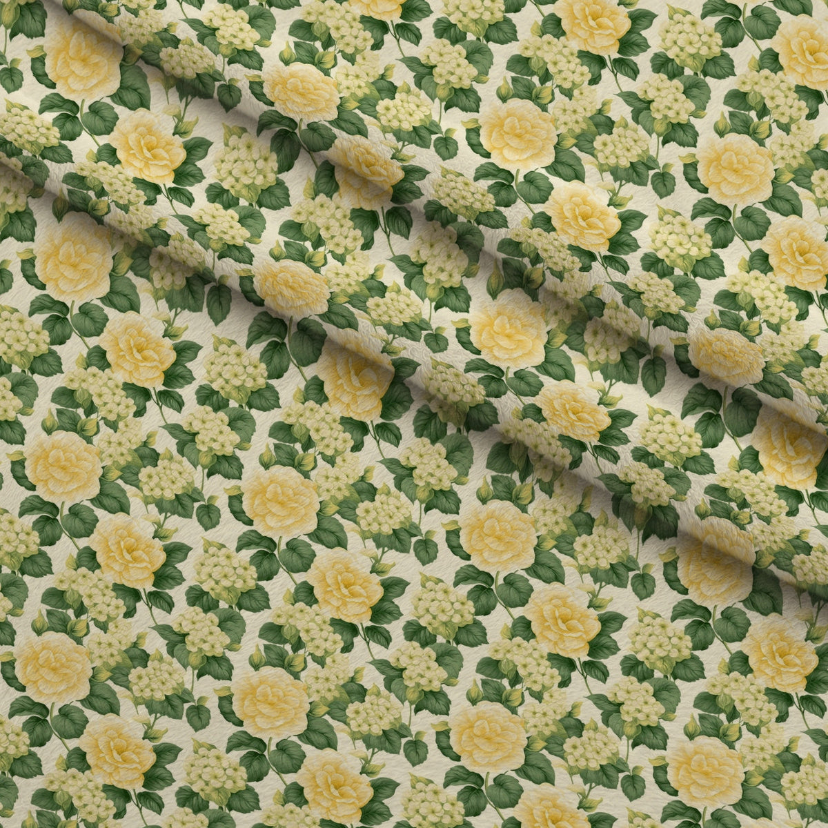 Sunlit Yarrow Pattern 6 Fleece Fabric — fleece fabric folded close-up preview (mv-fleece-v1:lying)