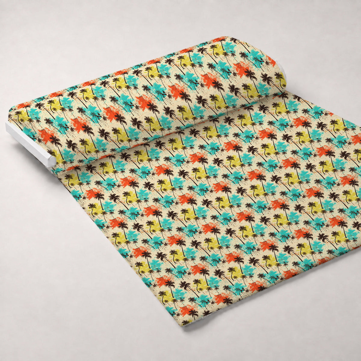 Sunwashed Daisies Pattern 1 Fleece Fabric — fleece fabric unrolled bolt preview (mv-fleece-v1:bolt)