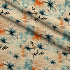 Sunwashed Daisies Pattern 9 Fleece Fabric — fleece fabric folded close-up preview (mv-fleece-v1:lying)