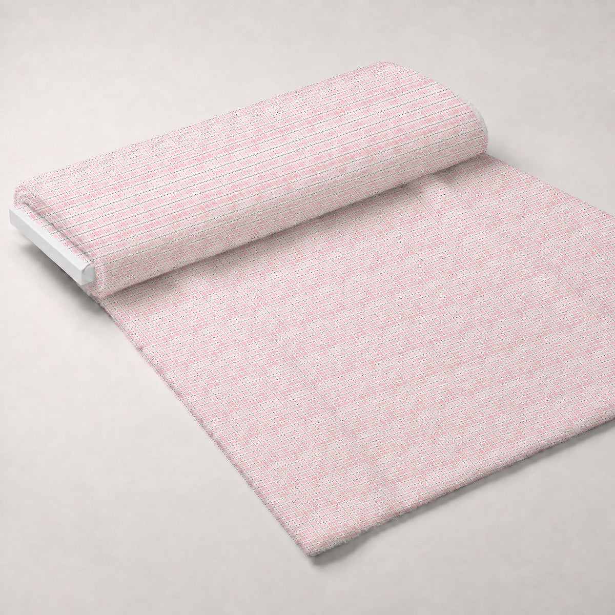 Sunwashed Tartan Pattern 13 Fleece Fabric — fleece fabric unrolled bolt preview (mv-fleece-v1:bolt)