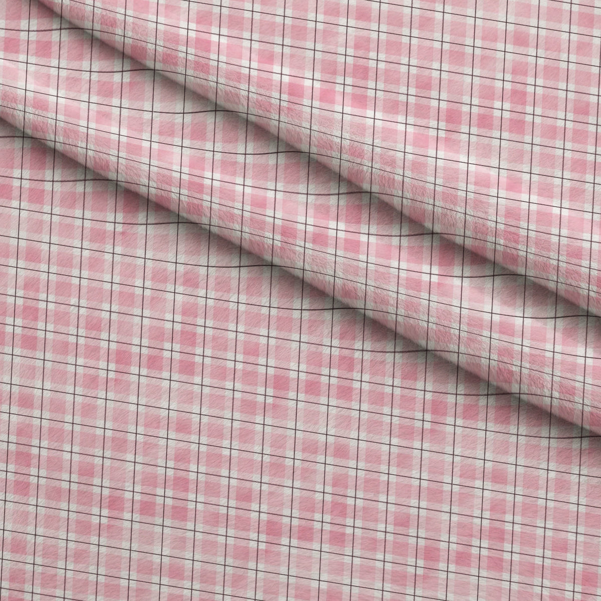 Sunwashed Tartan Pattern 14 Fleece Fabric — fleece fabric folded close-up preview (mv-fleece-v1:lying)