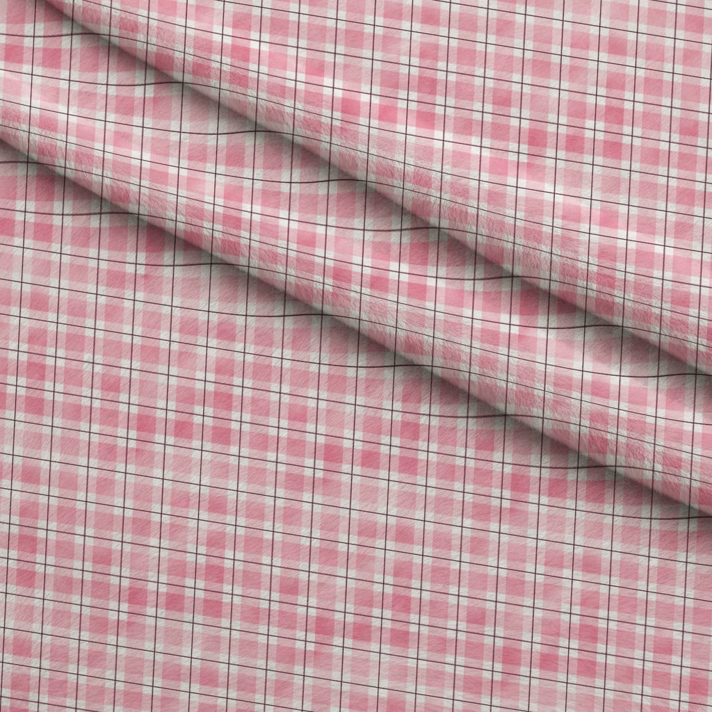 Sunwashed Tartan Pattern 15 Fleece Fabric — fleece fabric folded close-up preview (mv-fleece-v1:lying)