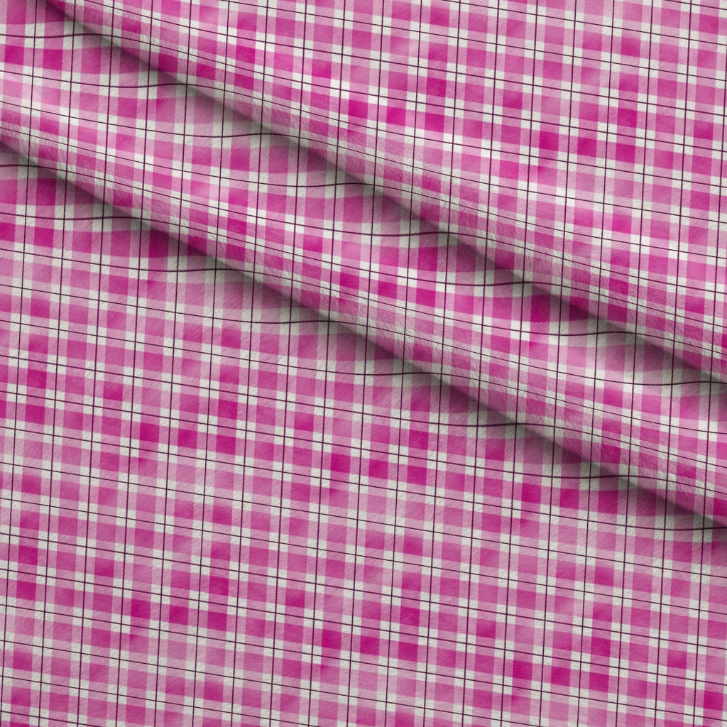 Sunwashed Tartan Pattern 16 Fleece Fabric — fleece fabric folded close-up preview (mv-fleece-v1:lying)