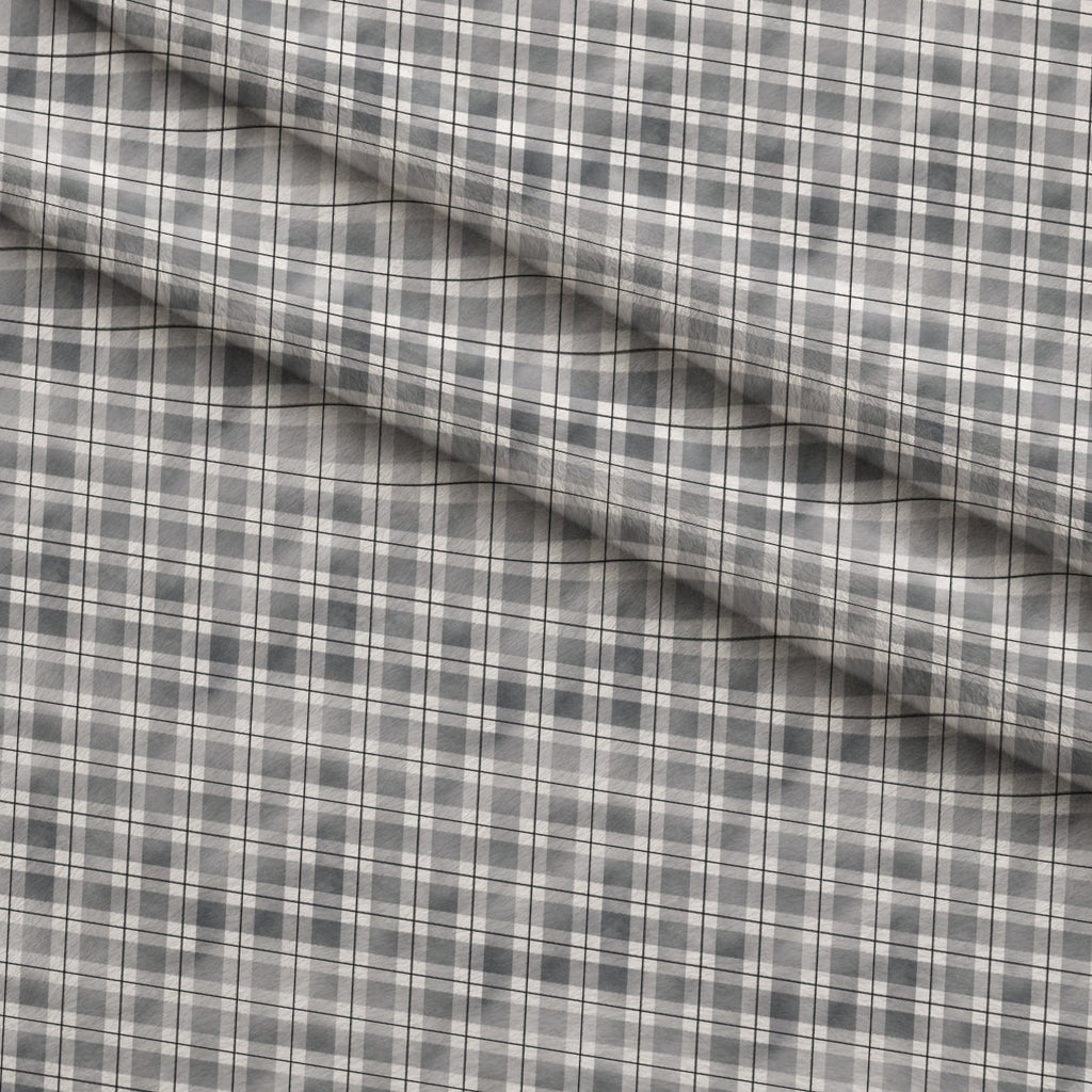 Sunwashed Tartan Pattern 2 Fleece Fabric — fleece fabric folded close-up preview (mv-fleece-v1:lying)