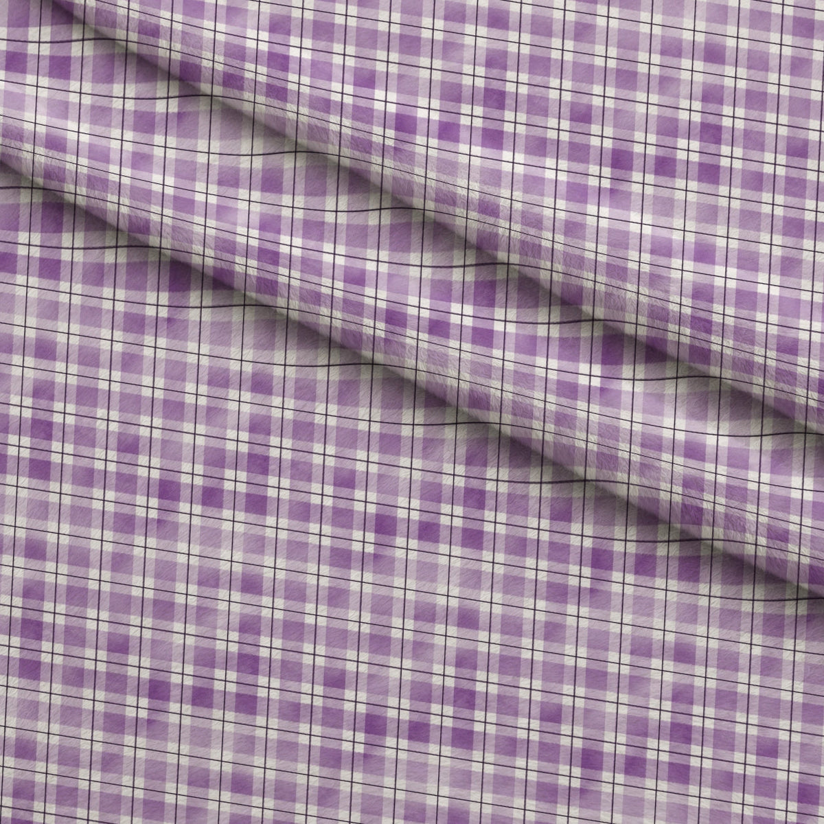 Sunwashed Tartan Pattern 21 Fleece Fabric — fleece fabric folded close-up preview (mv-fleece-v1:lying)