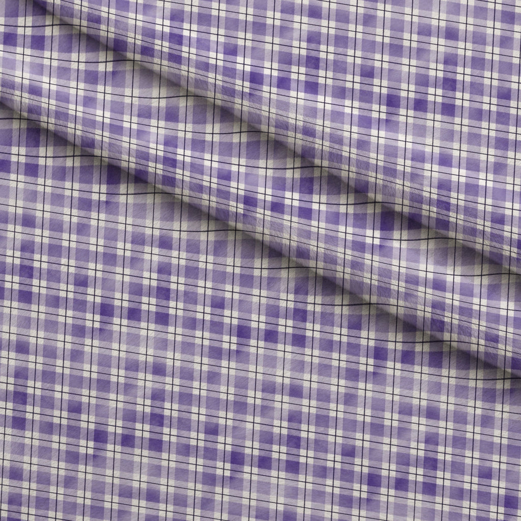 Sunwashed Tartan Pattern 23 Fleece Fabric — fleece fabric folded close-up preview (mv-fleece-v1:lying)