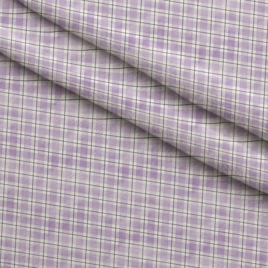 Sunwashed Tartan Pattern 24 Fleece Fabric — fleece fabric folded close-up preview (mv-fleece-v1:lying)