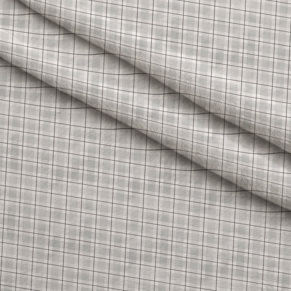 Sunwashed Tartan Pattern 3 Fleece Fabric — fleece fabric folded close-up preview (mv-fleece-v1:lying)