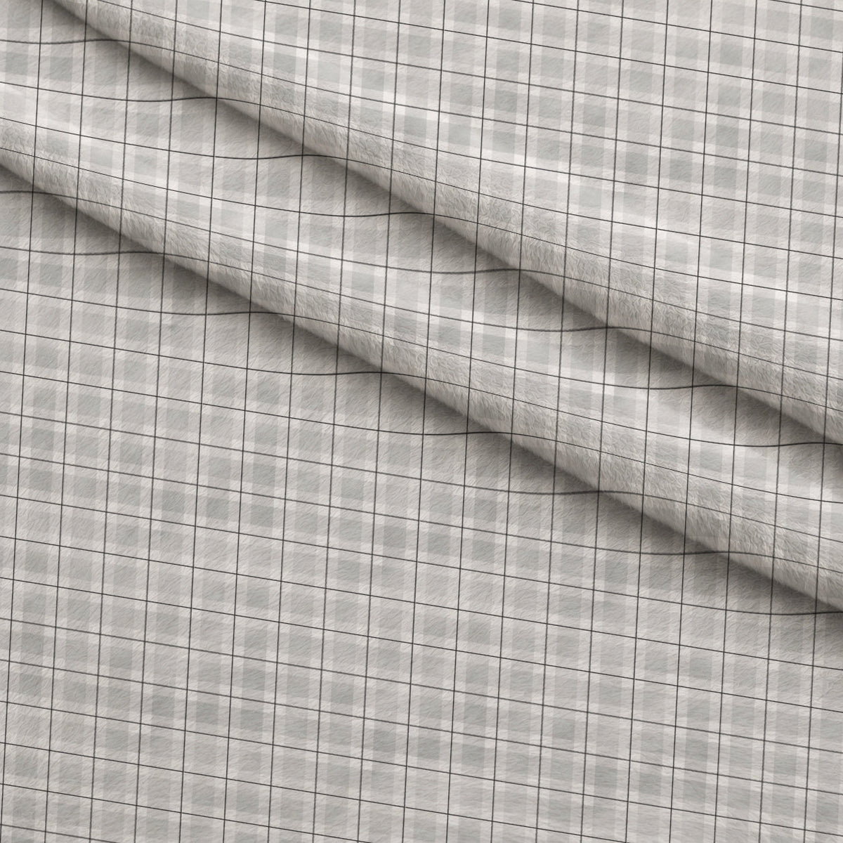 Sunwashed Tartan Pattern 3 Fleece Fabric — fleece fabric folded close-up preview (mv-fleece-v1:lying)