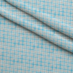 Sunwashed Tartan Pattern 31 Fleece Fabric — fleece fabric folded close-up preview (mv-fleece-v1:lying)