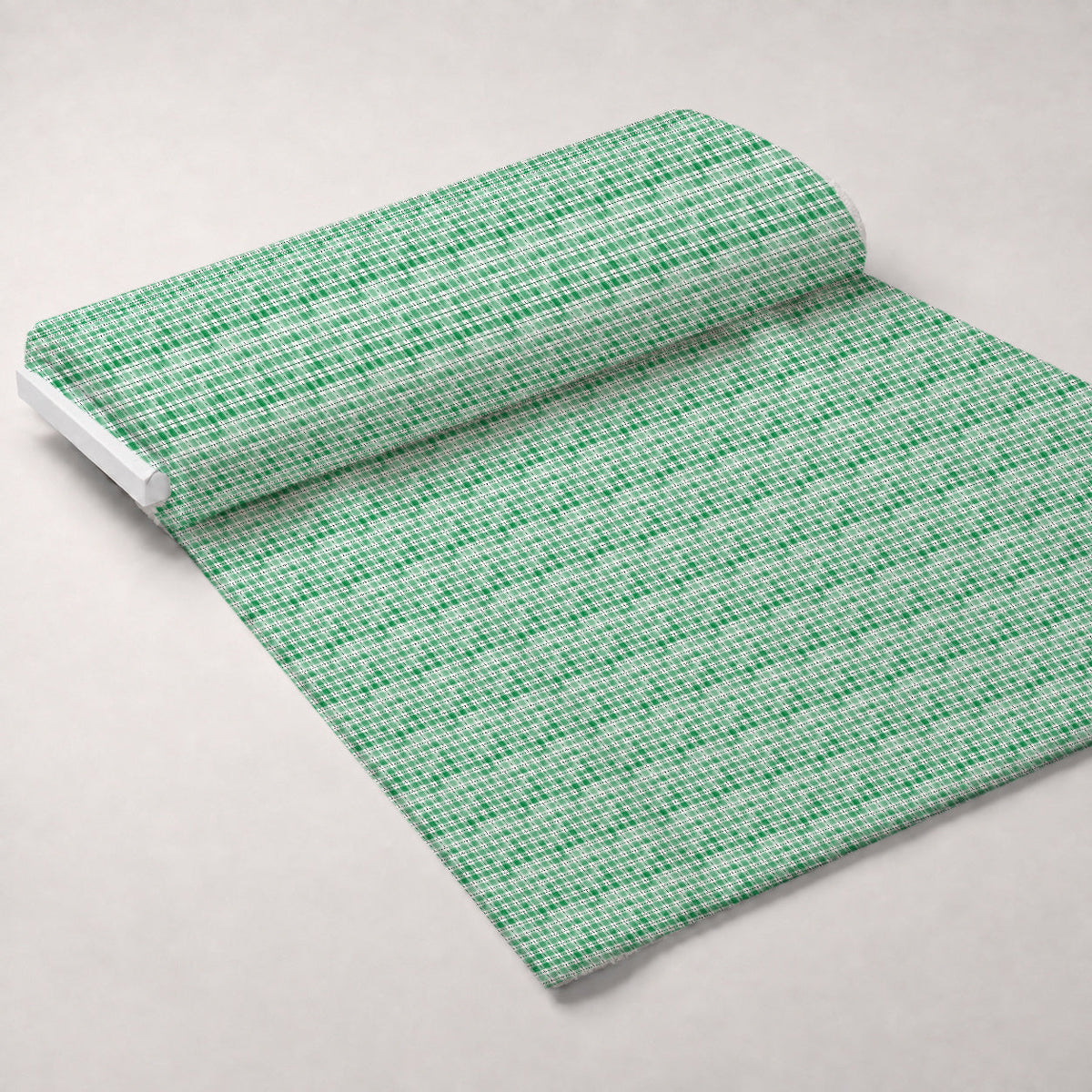 Sunwashed Tartan Pattern 36 Fleece Fabric — fleece fabric unrolled bolt preview (mv-fleece-v1:bolt)