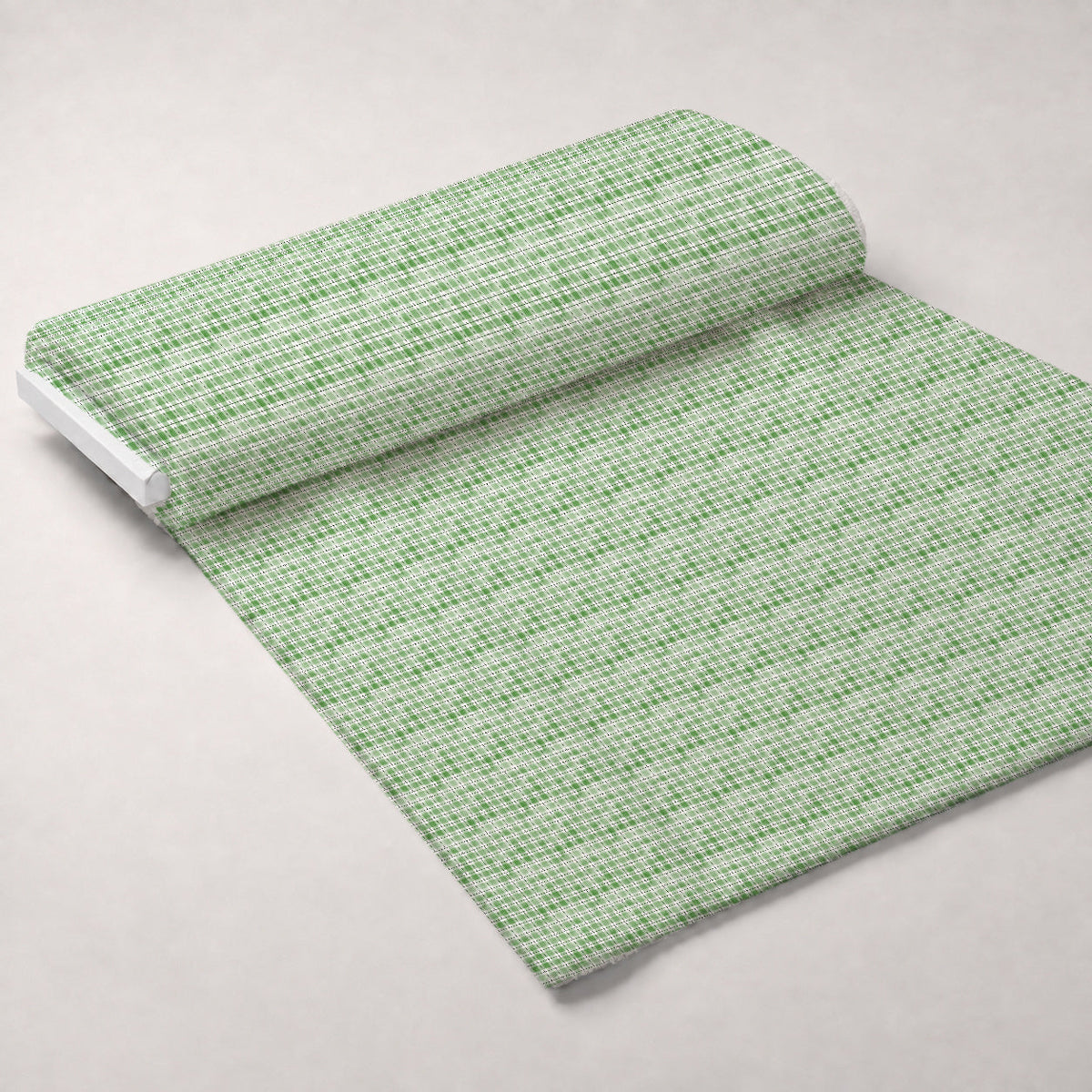 Sunwashed Tartan Pattern 38 Fleece Fabric — fleece fabric unrolled bolt preview (mv-fleece-v1:bolt)