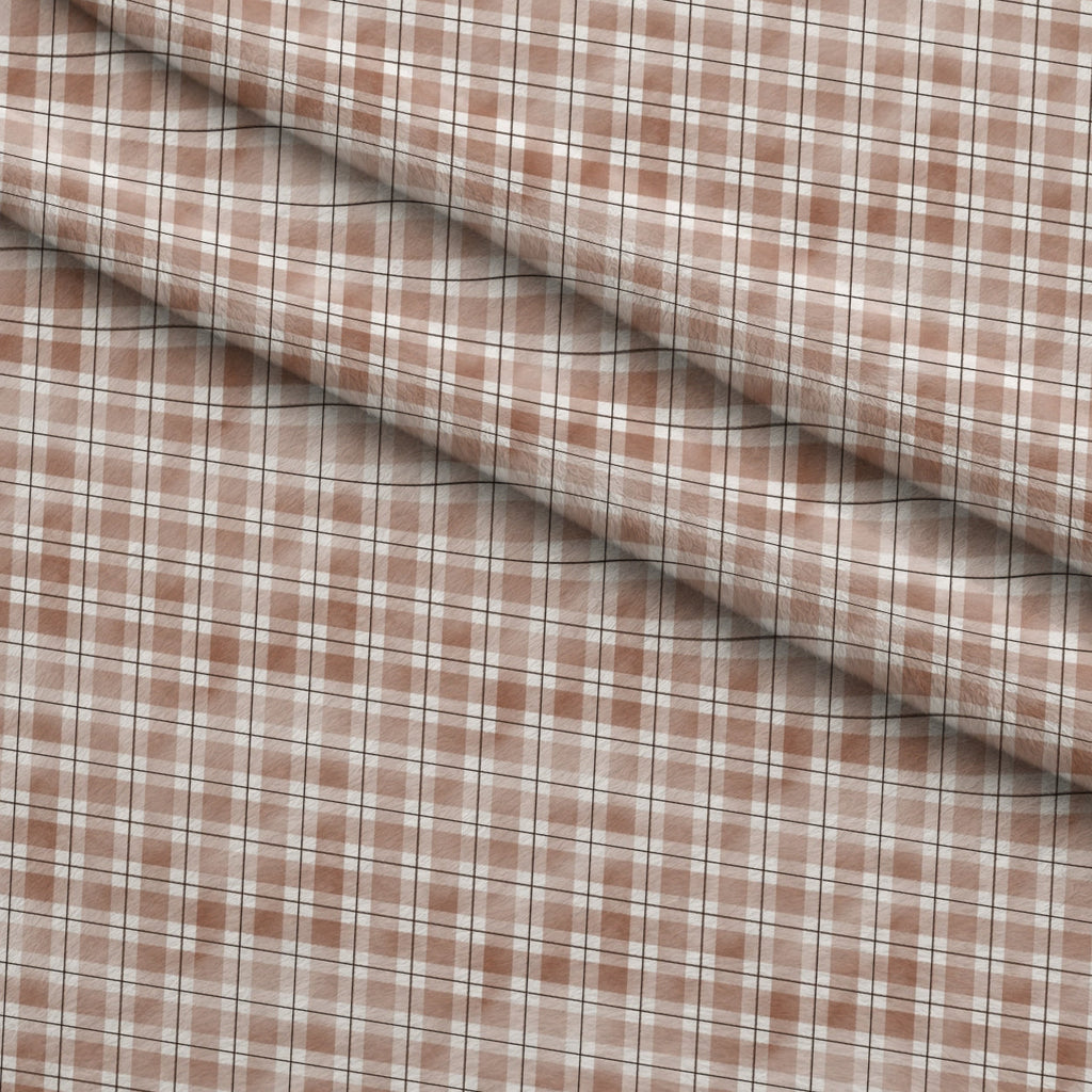 Sunwashed Tartan Pattern 4 Fleece Fabric — fleece fabric folded close-up preview (mv-fleece-v1:lying)