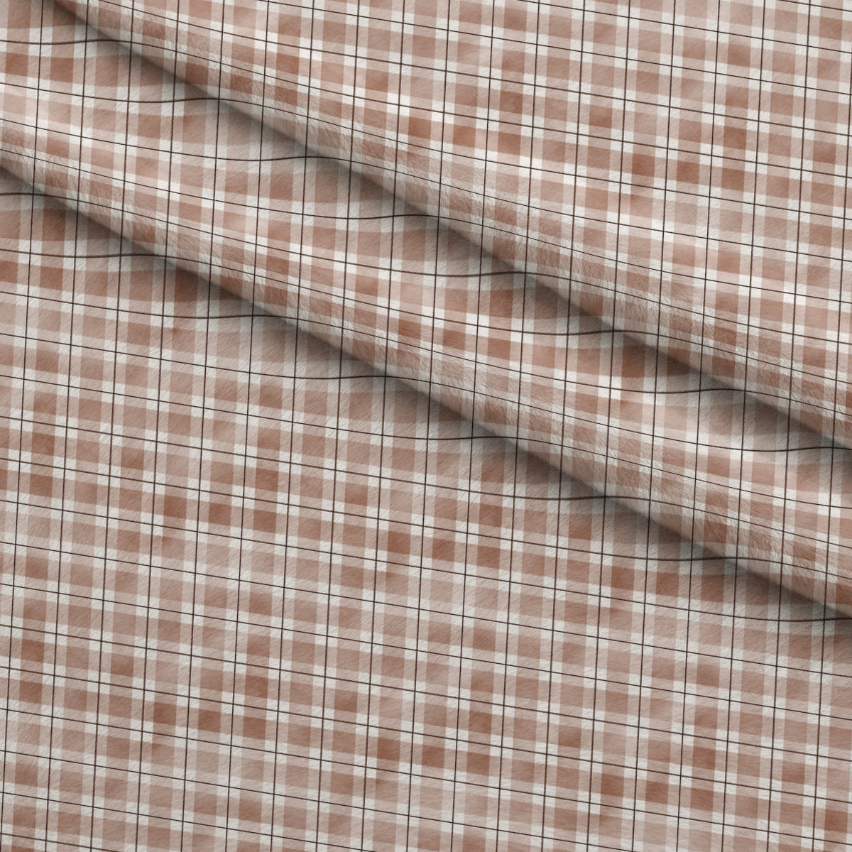 Sunwashed Tartan Pattern 4 Fleece Fabric — fleece fabric folded close-up preview (mv-fleece-v1:lying)