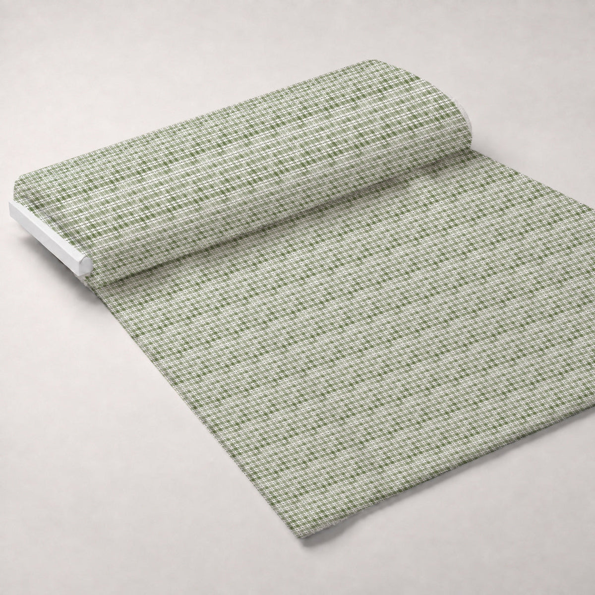 Sunwashed Tartan Pattern 42 Fleece Fabric — fleece fabric unrolled bolt preview (mv-fleece-v1:bolt)