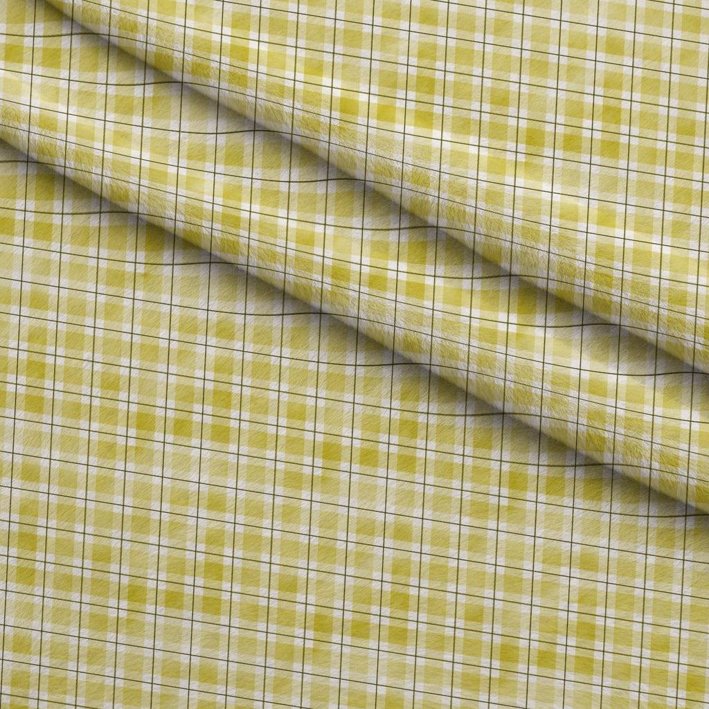 Sunwashed Tartan Pattern 43 Fleece Fabric — fleece fabric folded close-up preview (mv-fleece-v1:lying)