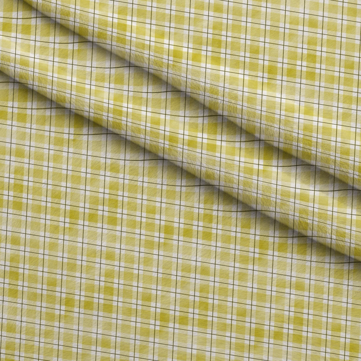 Sunwashed Tartan Pattern 43 Fleece Fabric — fleece fabric folded close-up preview (mv-fleece-v1:lying)