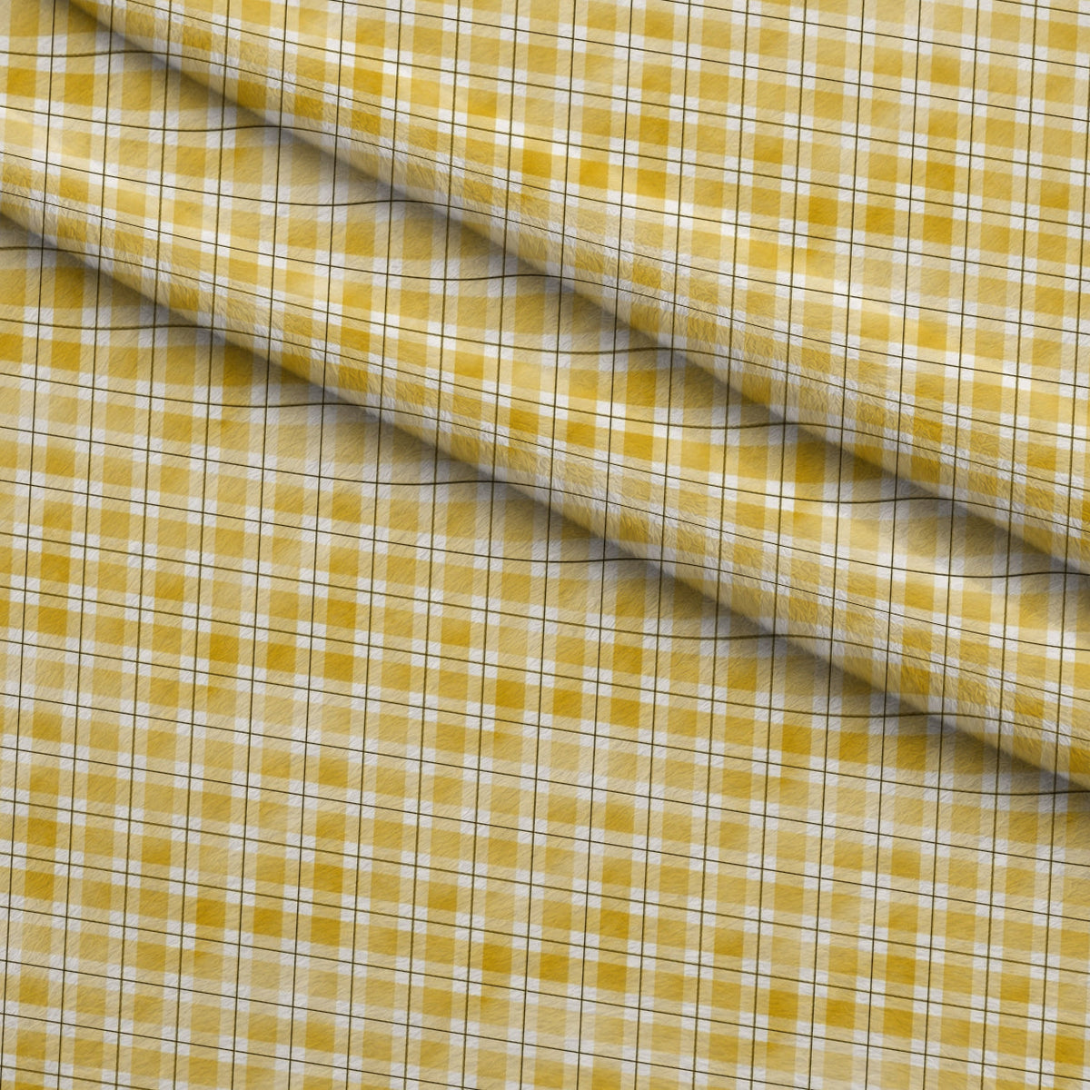 Sunwashed Tartan Pattern 44 Fleece Fabric — fleece fabric folded close-up preview (mv-fleece-v1:lying)