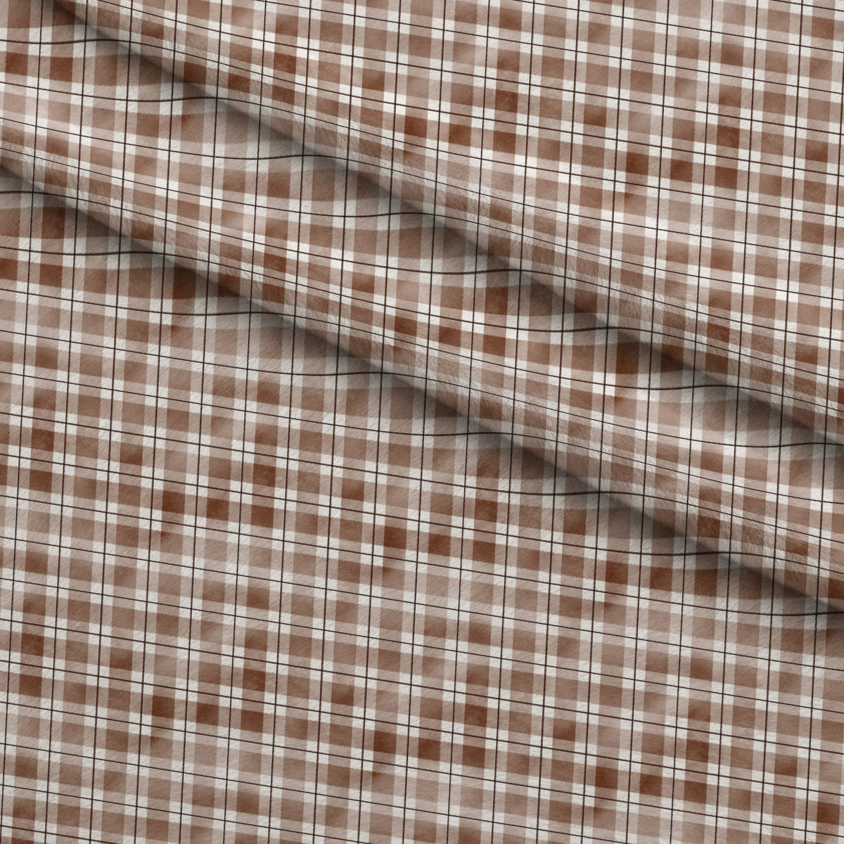 Sunwashed Tartan Pattern 5 Fleece Fabric — fleece fabric folded close-up preview (mv-fleece-v1:lying)