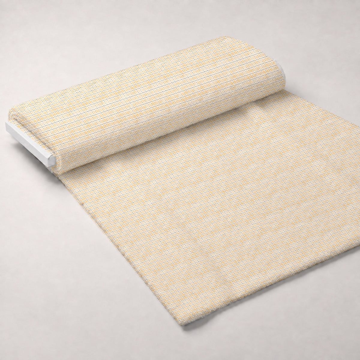 Sunwashed Tartan Pattern 6 Fleece Fabric — fleece fabric unrolled bolt preview (mv-fleece-v1:bolt)