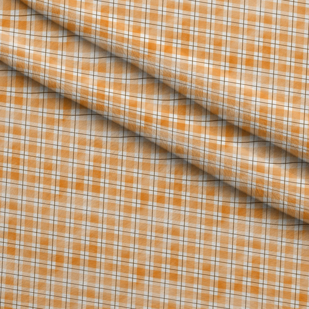 Sunwashed Tartan Pattern 8 Fleece Fabric — fleece fabric folded close-up preview (mv-fleece-v1:lying)