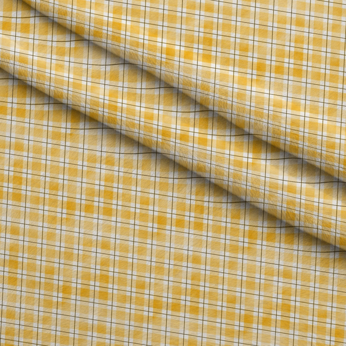Sunwashed Tartan Pattern 9 Fleece Fabric — fleece fabric folded close-up preview (mv-fleece-v1:lying)