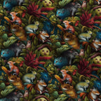 Surreal Menagerie Pattern 4 Fleece Fabric — fleece fabric folded close-up preview (mv-fleece-v1:lying)