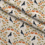 Sweet Spooks Pattern 3 Fleece Fabric — fleece fabric folded close-up preview (mv-fleece-v1:lying)