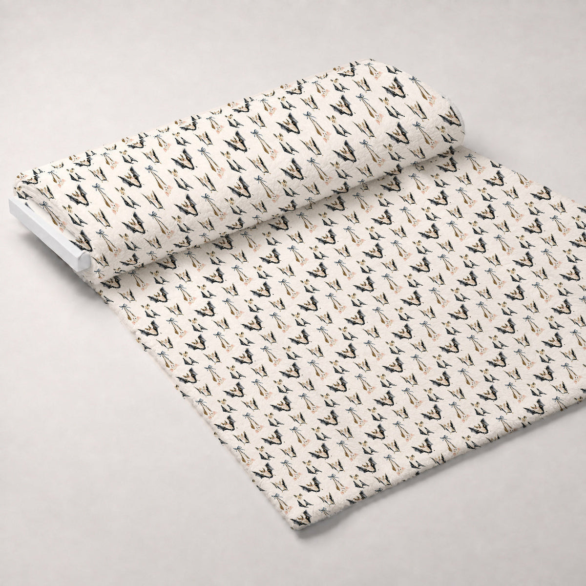 Sweet Spooks Pattern 4 Fleece Fabric — fleece fabric unrolled bolt preview (mv-fleece-v1:bolt)