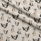 Sweet Spooks Pattern 4 Fleece Fabric — fleece fabric folded close-up preview (mv-fleece-v1:lying)