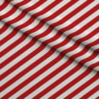 Sweet Strawberry Red Diagonal Stripes Fleece Fabric — fleece fabric folded close-up preview (mv-fleece-v1:lying)