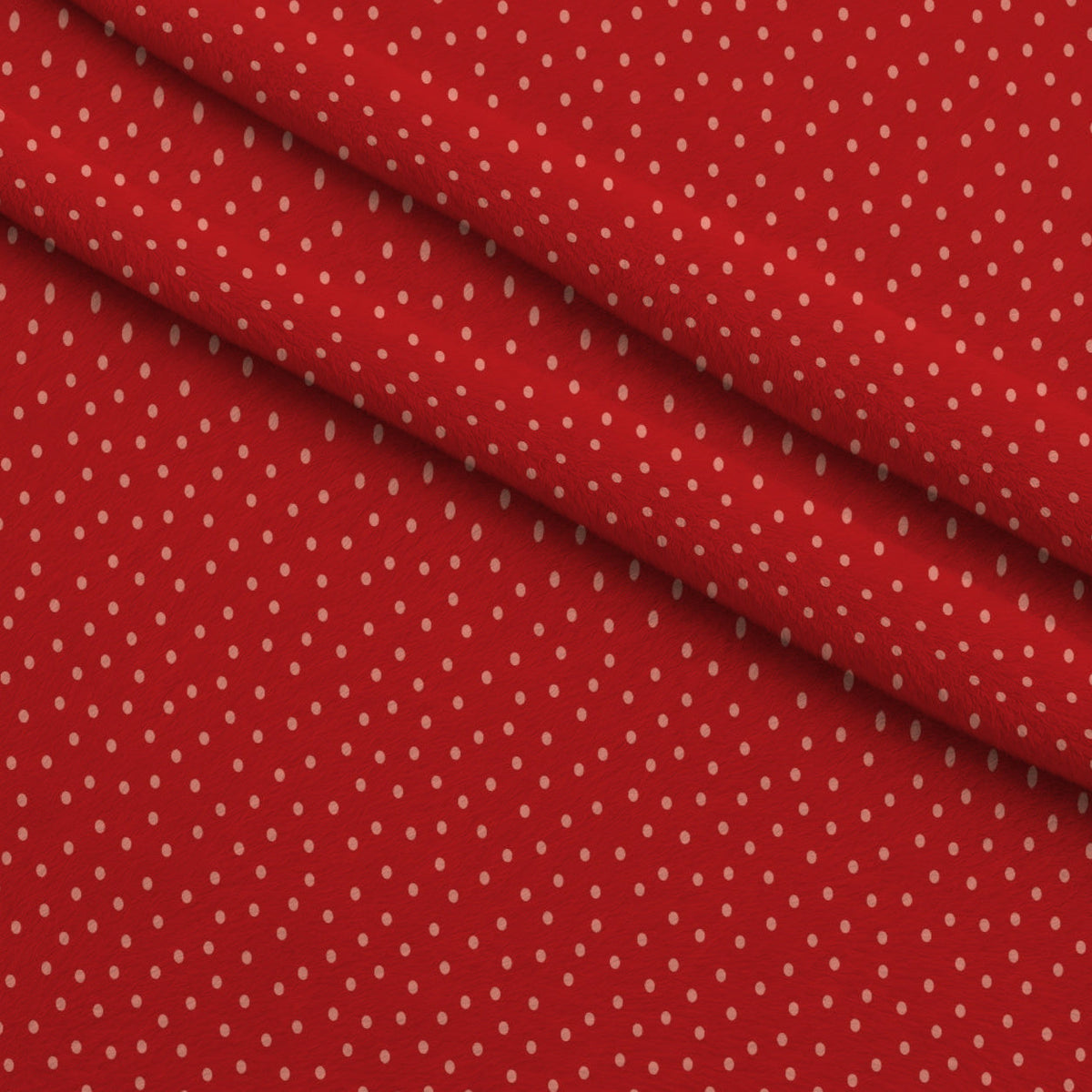 Sweet Strawberry Seeds Fleece Fabric — fleece fabric folded close-up preview (mv-fleece-v1:lying)