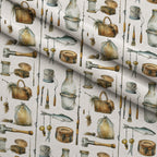 Tackle Box Pattern 3 Fleece Fabric — fleece fabric folded close-up preview (mv-fleece-v1:lying)